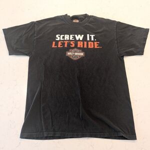 Vintage Harley Davidson Shirt Mens Large Screw It Lets Ride Kauai Hawaii Y2K VTG
